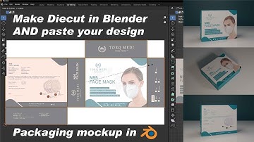 Packaging Design Mockup in Blender