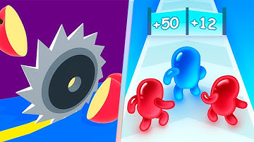 Juicy Run Vs Join Blob Clash 3D in New Level iOS,Android Gameplay Update Trailer Stick Game VL8IDF3