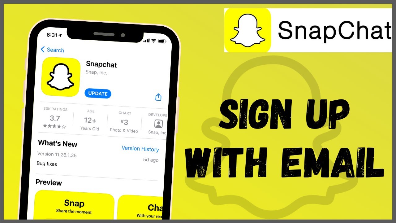 Sign Up Snapchat With Email Id | Create Snapchat Account | 2021 - YouTube