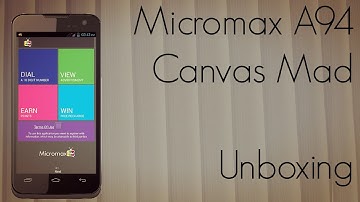 Micromax A94 Canvas Mad Unboxing - Earn Money with Phone Calls