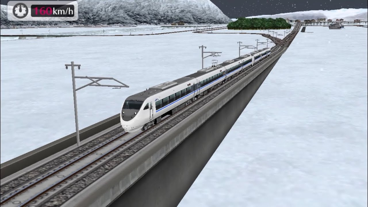 鉄道パークZ  681系はくたか￼(ホワイトウイング)BGMなし