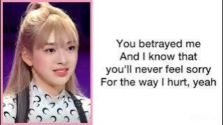 BABYMONSTER Chiquita-Traitor (Song cover lyrics)