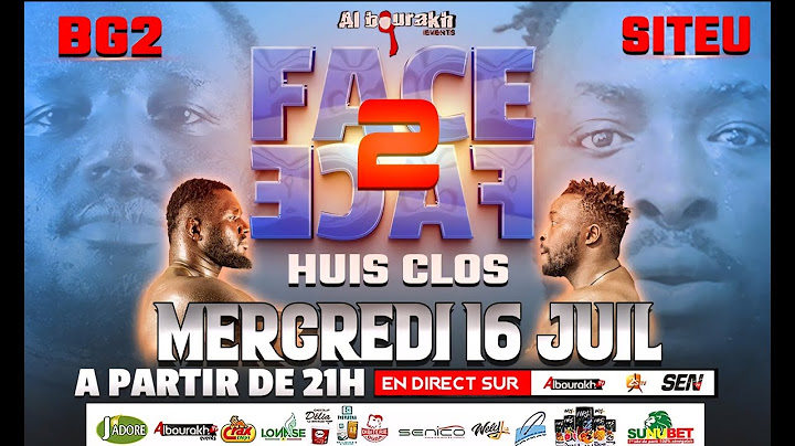 |Direct| Balla GAYE 2 vs Siteu: Le Dernier Face À Face | La Tension Monte Avant Le 20 Juillet 2025