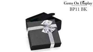 Black Paper Silver Bow-Tie Jewelry T Earring Insert Gift Boxes Sku# BP11 Bk by Gems On Display 19 views 3 weeks ago 20 seconds