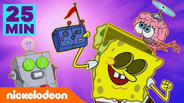 SpongeBob | 25 MENIT temuan TERHEBAT SpongeBob!  | Nickelodeon Bahasa