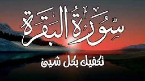 سورة البقرة Surah Al baqara سبحان من خلق هذا الصوت تلاوة فاقت الوصف لزيادة الرزق ولحفظ وتحصين البيت🌹