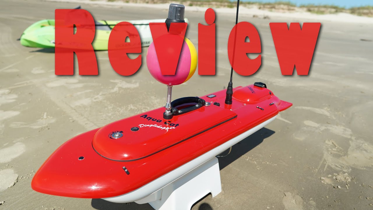 Aquacat RC Fishing Boat FULL OVERVIEW Unboxing to Bait Dropping 