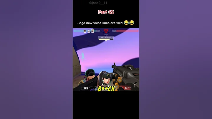 Sage new voice lines are wild 😂😂 #valorant #valorantclips