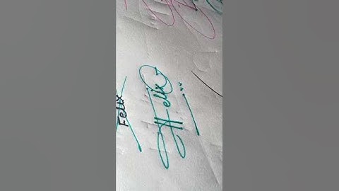 How To sign design Felix ? #writingrasu #signature #signaturestyle #shortsfeed #shorts #felix #viral