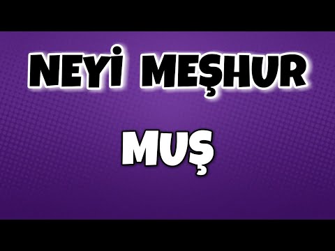 Muş'un Neyi Meşhur