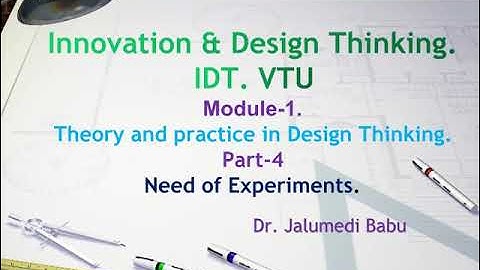 IDT VTU-Module 1-  Theory and  Practice in Design Thinking-Part 4