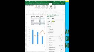Excel Tips 31 - Create Variance Chart | Sobanan Knowledge Sharing