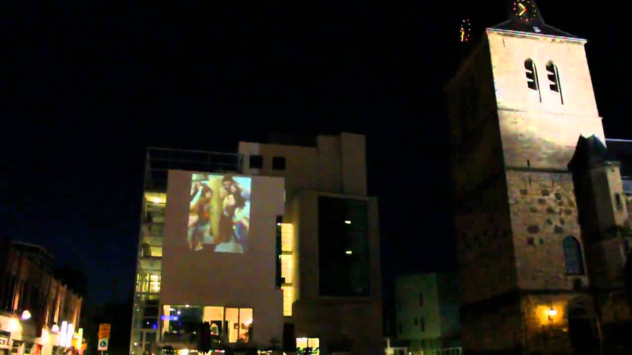 Elephant Parade Heerlen 2011~~ Projectie Glaspaleis ~~ Full HD