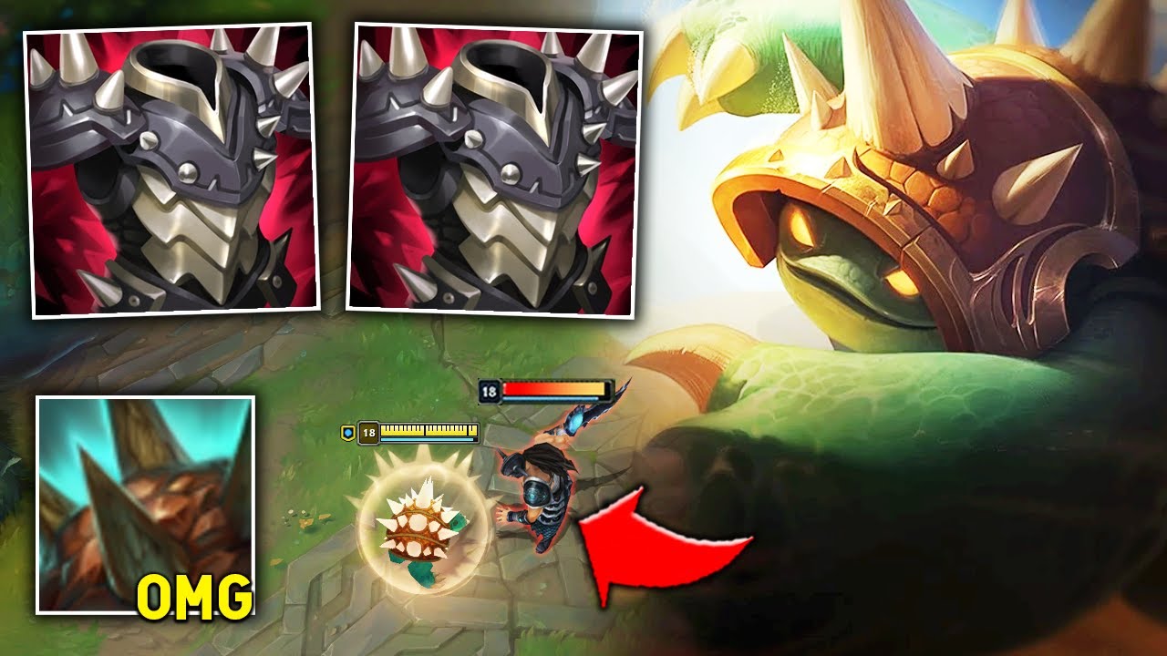 Rammus gets TWO thornmails for the price of one and it's not balanced ...