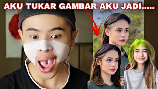 AKU TUKAR SEMUA GAMBAR AKU JADI PEREMPUAN😭❗️| HAPPY 600K SUBSCRIBERS🥳