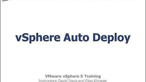 vSphere Auto Deploy Demo vSOM | vMware vSphere