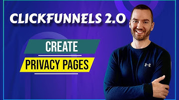 ClickFunnels 2.0 Create Terms, Conditions, & Privacy Policy Pages