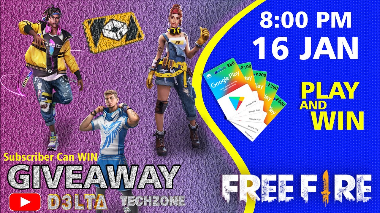 D3lta Techzone Live Stream | FF Live Giveaway | Free Fire Live | Custom Room | Play And Win | Redeem