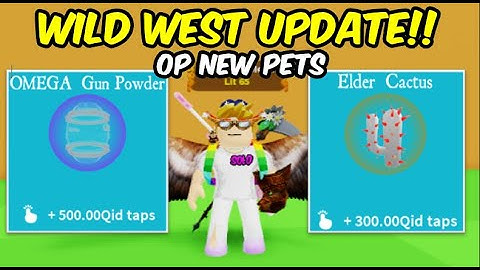 *NEW* TAPPING SIMULATOR UPDATE (WILD WEST) Roblox Tapping Simulator