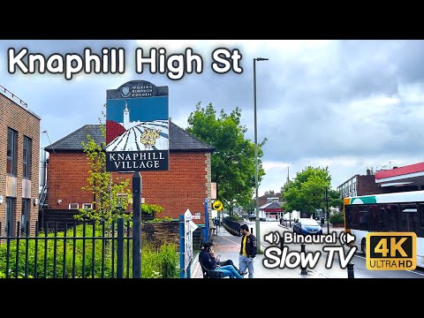 Walking Knaphill High Street, Surrey, UK - Slow TV