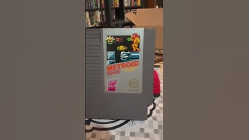Metroid NES game! #80s #nintendo #metroid