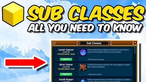 Trove SUB CLASSES | Everything you need to know!