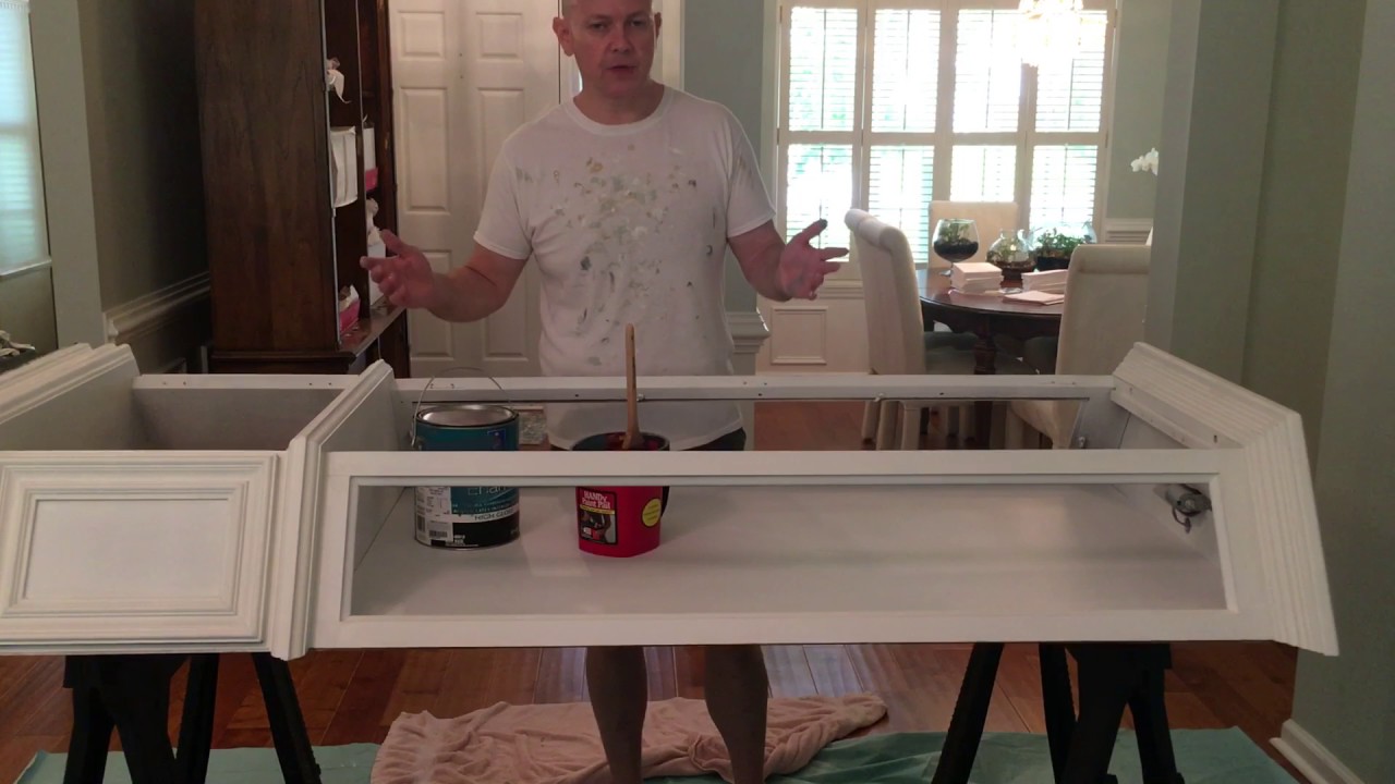 How to paint wood furniture YouTube