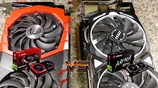 MSI  GTX 1080ti Armor vs Gaming