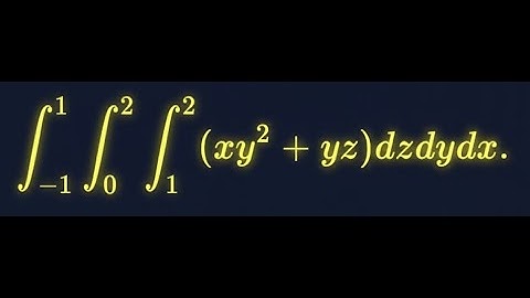 Triple Integral of x y² + y z over Region z=1 to 2, y=0 to 2, x=-1 to 1 - Step by Step Solution