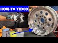 How to Polish Dull Aluminum Wheels to a Mirror Finish in SECONDS using Flitz Metal Polish