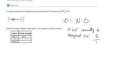 Aleks Calculating formal charge
