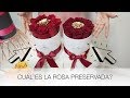 La diferencia entre Rosas Naturales y Preservadas