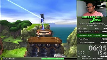 Jak and Daxter No Major Skips Speedrun in 1:02:17