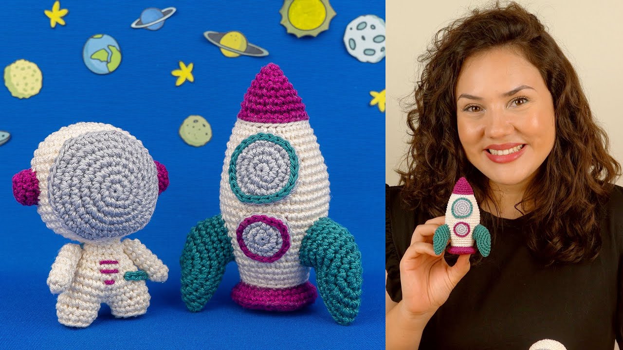 COMO FAZER FOGUETE DE AMIGURUMI | ATELIÊ JÉSSICA BRANDÃO | #097