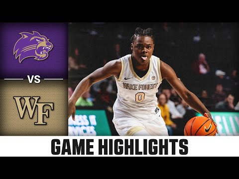 Western Carolina vs. Wake Forest Game Highlights | 2025-26 ACC Women's Basketball