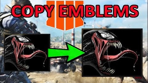 How To COPY "EMBLEMS" In Black Ops 4!! (BO4 EASY COPY EMBLEMS TUTORIAL!)