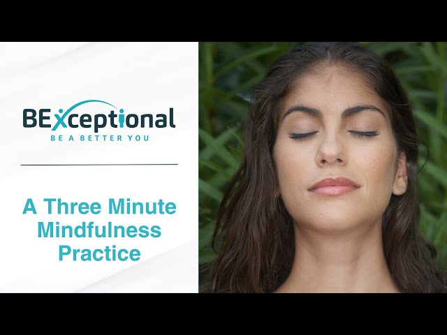3 Minute Mindfulness Practice: Quickly Feel Calmer, More Relaxed & Confident