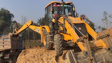 Loading Soil Video / Backhoe 3DX Machine Working Mood