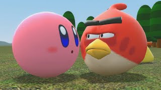 What If Kirby Was In Angry Birds? screenshot 1