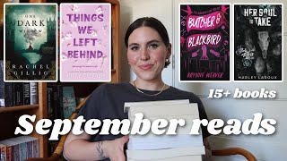 The 15+ books I read in September