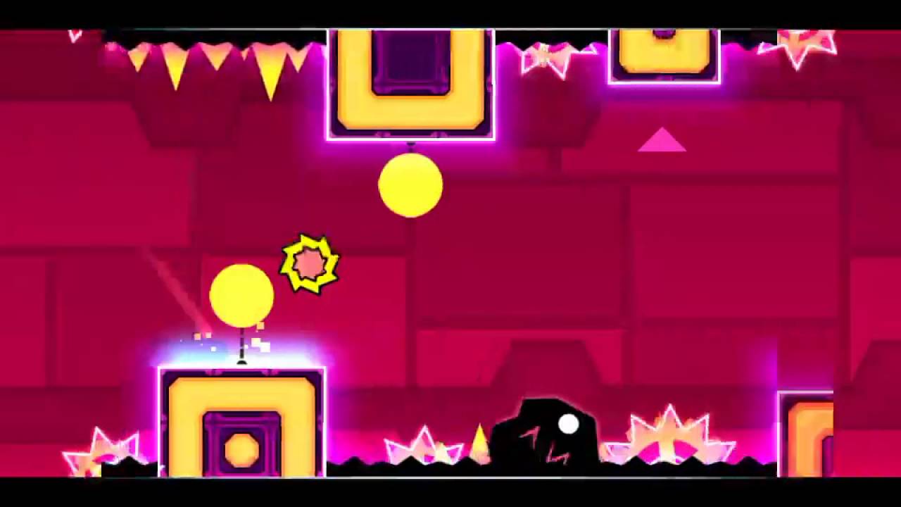 Geometry Dash Meltdown 3 airborne robots (all coins) - YouTube