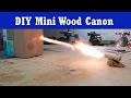 Diy mini wood canon