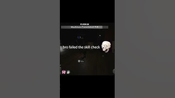 When bro failed a skill check 💀 #dandysworld #roblox
