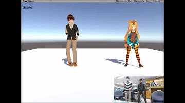 Kinect v2 + Unity + avatar control test