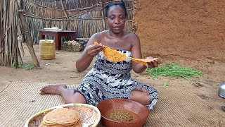 How to Cook Nutritious Traditional Roti//African Village Life