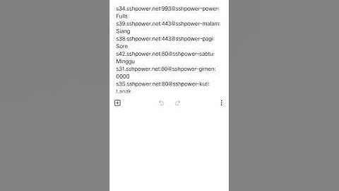 Kumpulan ssh/ssl vip ro prem 30 days