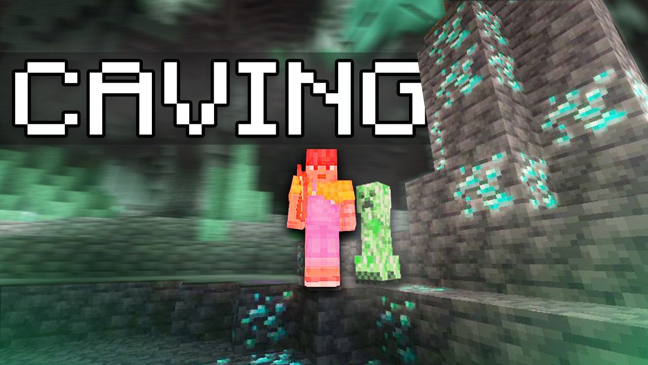 Minecraft but i get touched going caving 