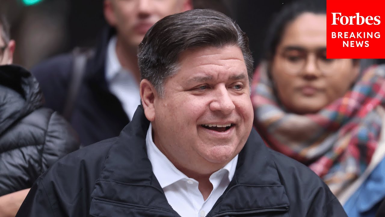 Gov. JB Pritzker Holds Press Briefing To Mark End Of The Illinois ...