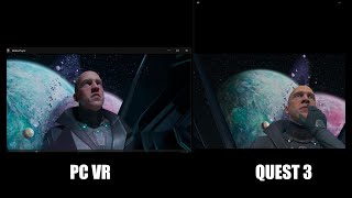 PCVR vs Quest 3 VR - Hubris PCVR streamed to Quest 3 vs Hubris Quest 3 standalone