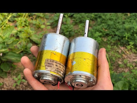 Video Động cơ chế quạt 12v cực khủng, giá 100K - youtube